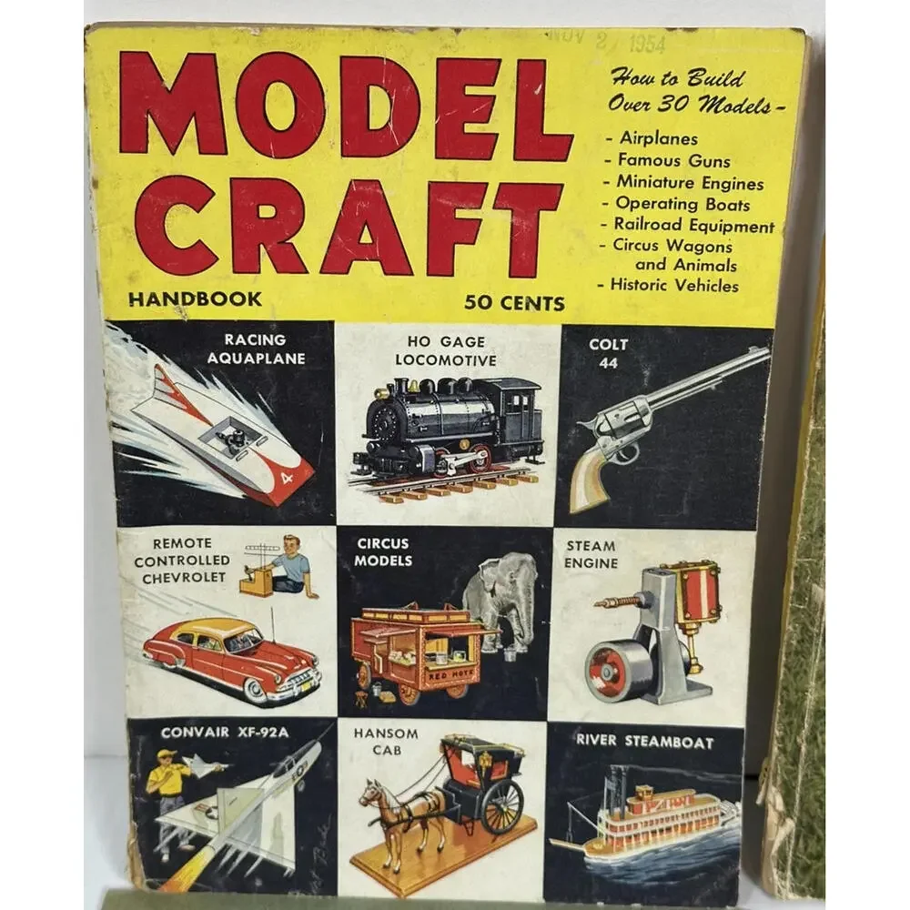 VTG‎ Lot of 7 Vintage HO Scale Model Railroad Catalogs Model Magazine Sales Ad